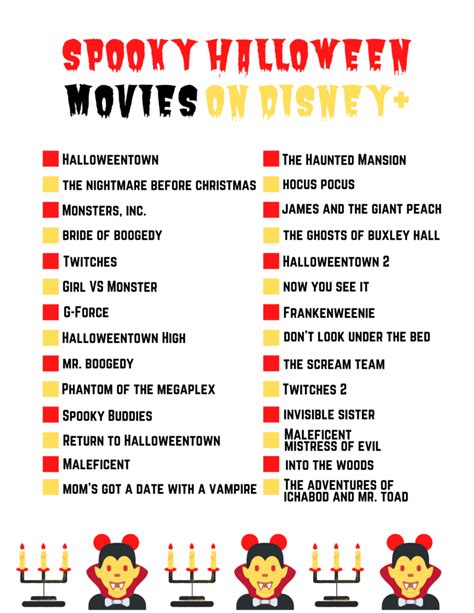 Halloween Movies Disney Plus 2021