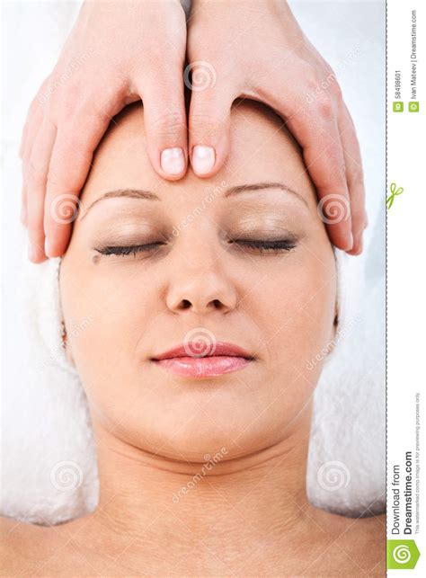 Young Woman Having Massage Stock Image Image Of Treatment 58498601