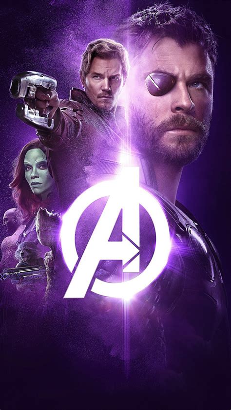 Download Wallpaper 1080x1920 Avengers Infinity War 2018 Power Stone Movie Poster 1080p
