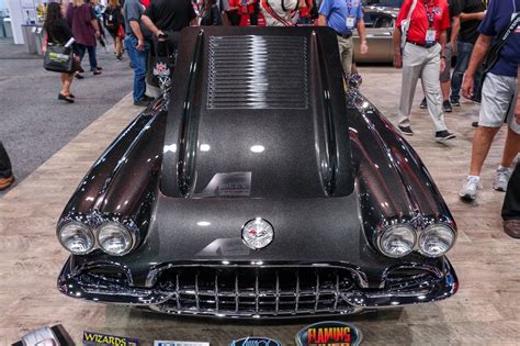 Stunning Restomod C1 Corvette Has The Prettiest Paint At Sema