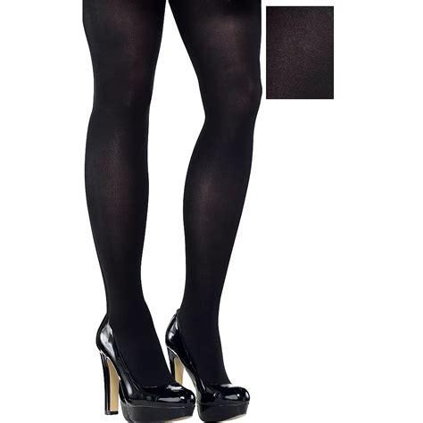 Adult Black Tights Plus Size Party City