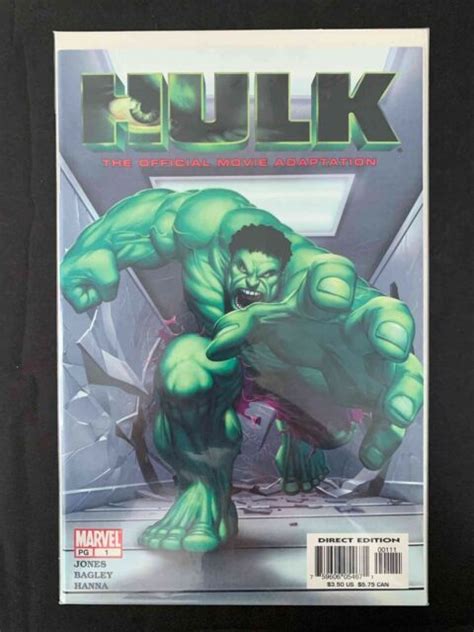 Marvel Hulk The Official Movie Adaptation Comic Book Issue One