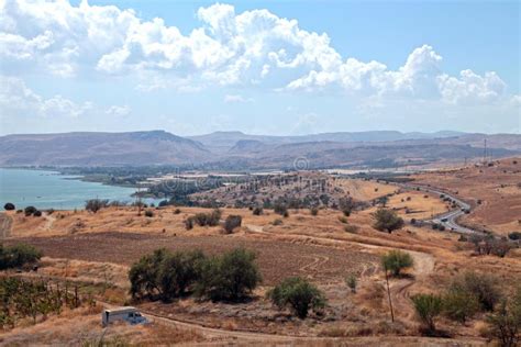 Israel Countryside Galilee Sea Tiberias Stock Photo Image Of