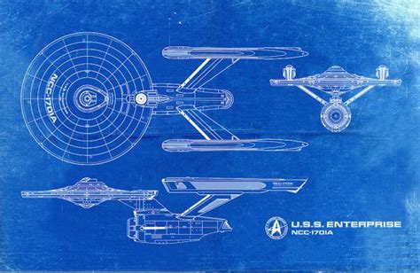 This Beautiful Print Artwork Is Of The Uss Enterprise Ncc 1701 A