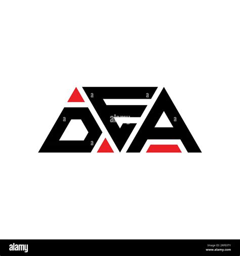 Dea Triangle Letter Logo Design With Triangle Shape Dea Triangle Logo