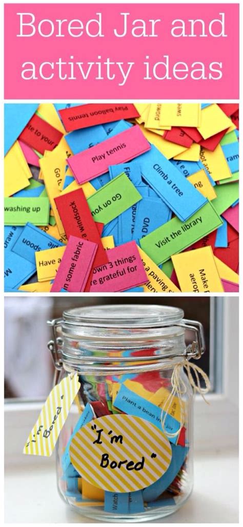 When Your Bored Bored Jar Diy For Kids Summer Activities For Kids