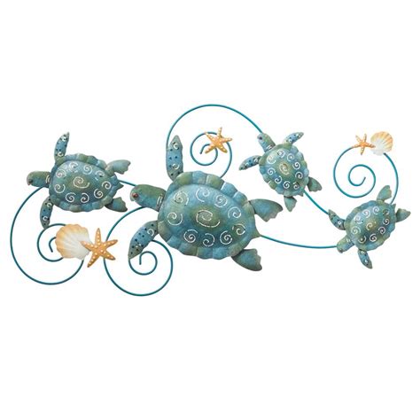 Regal 31 In Sea Turtle Wall Decor 5073 The Home Depot