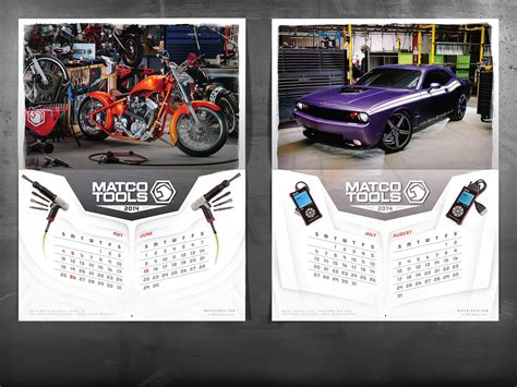 Matco Tools 2014 Calendar 427 Design