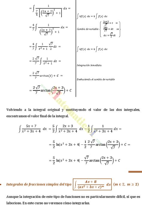 Integrales Por Fracciones Parciales Ejercicios Resueltos Pdf