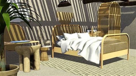 Rattan Furniture Set By Enablellamas Liquid Sims