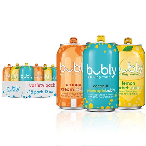Bubly Sparkling Water Citrus Variety Pack 12oz Australia Ubuy
