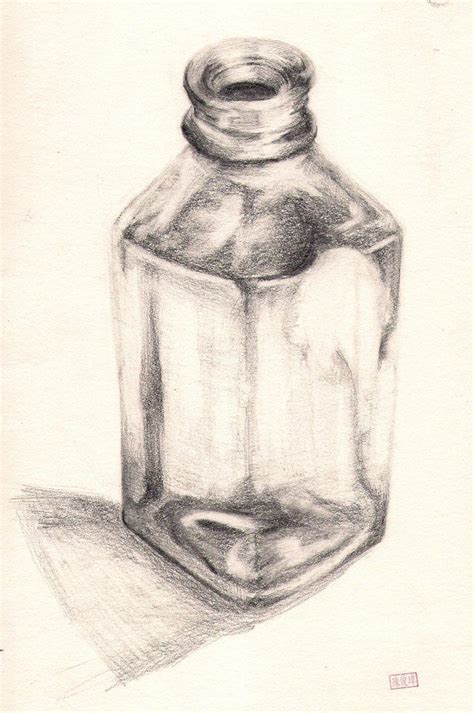 Drawings Basic Sketching Bottle Drawing
