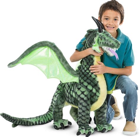 Winged Dragon Giant Stuffed Animal Franklins Toys