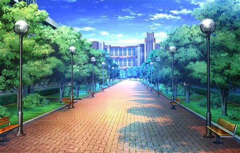 Park Anime Wallpapers Top Free Park Anime Backgrounds Wallpaperaccess
