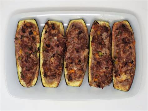 Maybe you would like to learn more about one of these? Beef and Rice Stuffed Zucchini | YepRecipes.com