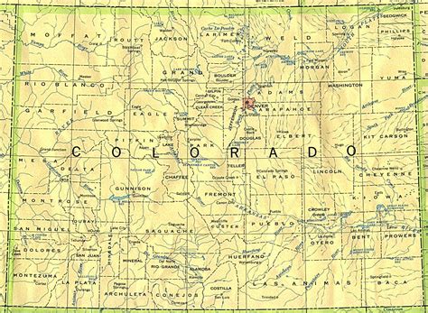 Colorado Maps And State Information