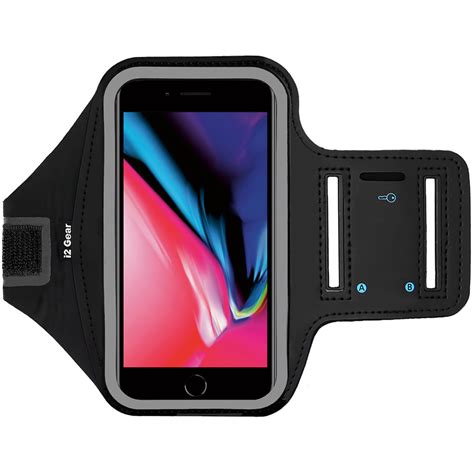 I2 Gear Running Armband For Iphone Se 2020 Iphone 8 7 6 6s Black