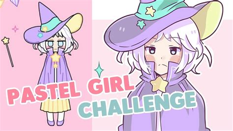 Pastel Girl Challenge Speedpaint Natt Zone Youtube