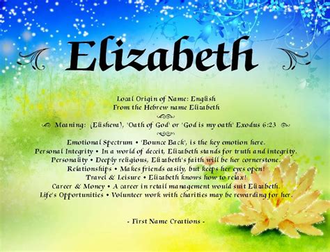 Elizabeth Name