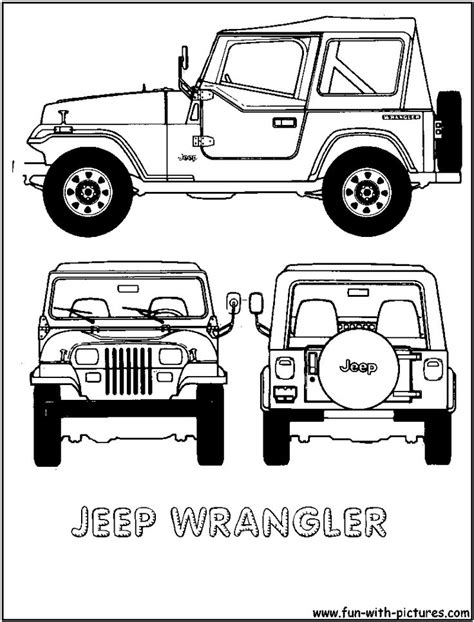The exterior design of the 2020 jeep grand cherokee is bold and powerful. Cartoon Jeep Clip Art | jeep wrangler colouring pages ...