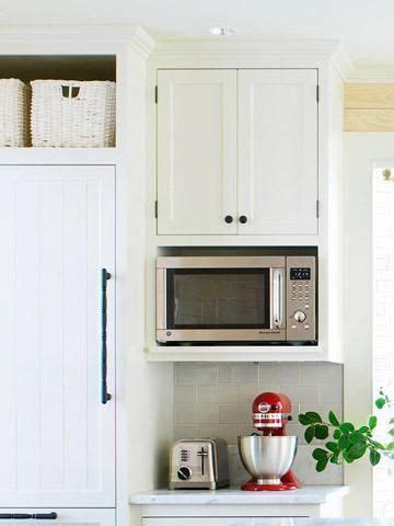 I've been house hunting the past two months, and i've seen my fair share of awkward spaces over kitchen cabinets. Doorless box unit constructed above under cabinets for a ...