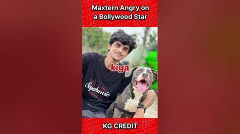 Maxtern Angry On A Bollywood Star 😂 Maxtern Viral Shorts
