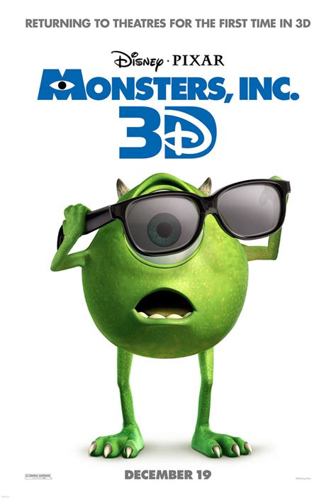 Pixar Preps You For Monsters Inc Sequel With A 3d Re Release Trailer