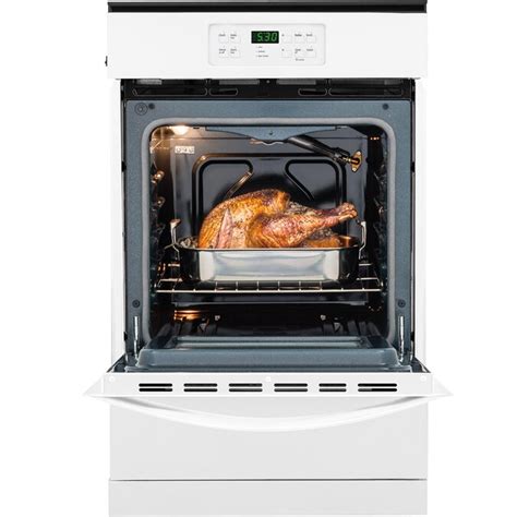 Frigidaire 24 In Self Cleaning Single Gas Wall Oven White In The Gas