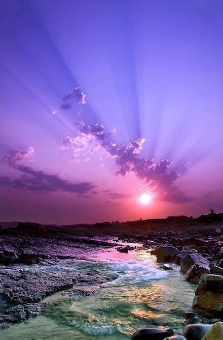 Pink And Purple Sunset Beautiful World Beautiful Images Gorgeous