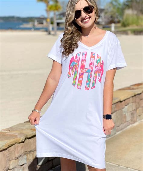 Monogrammed Lilly Swimsuit Cover Up