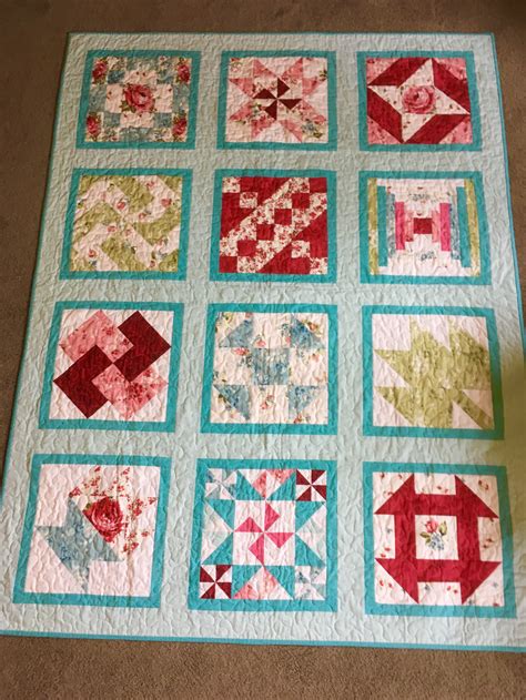 Sampler Quilt From Block Of The Month Facebook Group Quilts Sampler