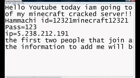 Minecraft Cracked Server Youtube