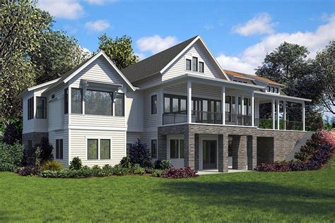Plan 23783jd Luxurious 4 Bed Farmhouse With Walk Out Basement And 5