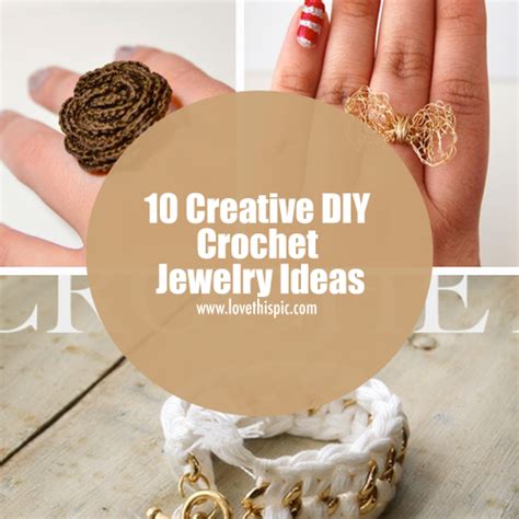 Clear & creative crochet stitch designs. 10 Creative DIY Crochet Jewelry Ideas