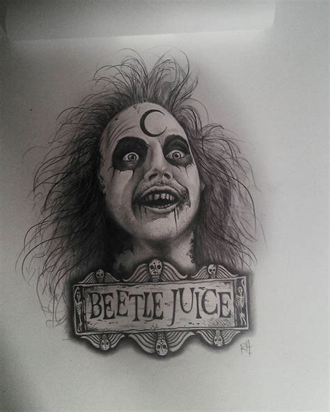 How To Draw Beetlejuice At How To Draw