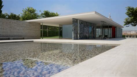 Location map showing the walking routes to the barcelona pavilion from the nearest metro stops. UE4Arch - Barcelona Pavilion Real-time Archviz - YouTube