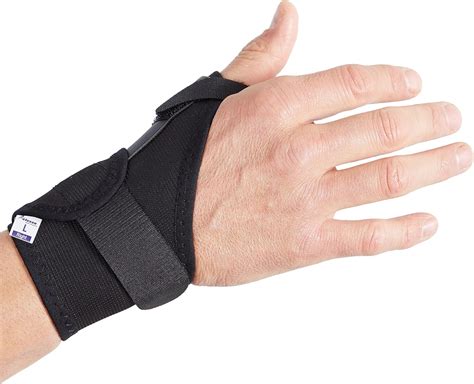 Actesso Elasticated Thumb Support Brace Medical Splint Reduces Pain From Sprains Tendonitis