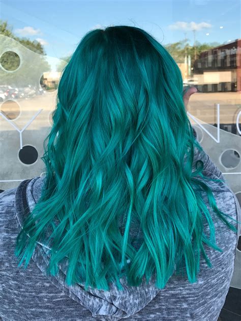 Bright Blue Hair Blue Green Hair Dyed Hair Blue Green Hair Colors Pretty Hair Color Light