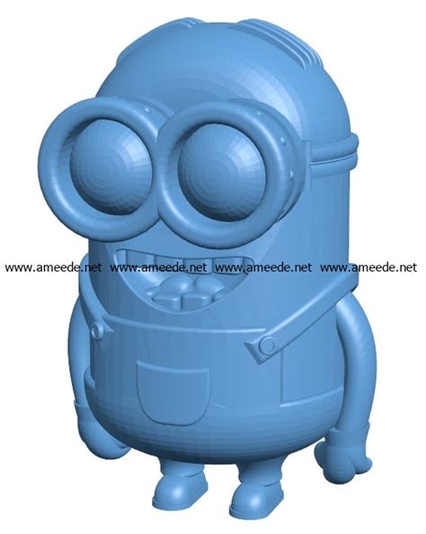 Minion Dave B002994 File Stl Free Download 3d Model For Cnc And 3d