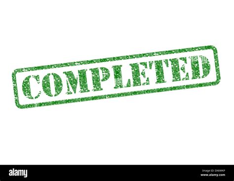 Completed Stamp Hi Res Stock Photography And Images Alamy