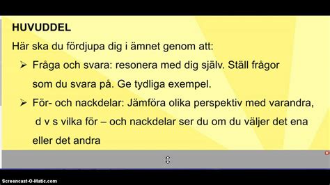 What is the text about? Lindsdal 9a - resonerande text - YouTube
