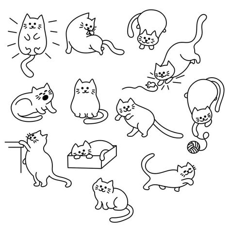 55 Cute And Easy Cat Doodles Beautiful Dawn Designs