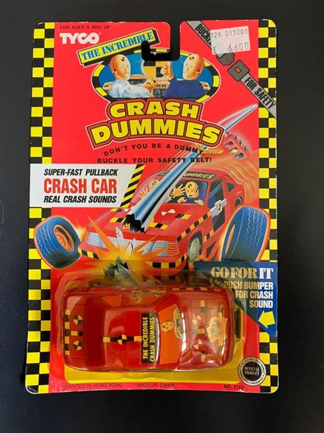 Tyco Crash Dummies Action Figures Crash Car Red Catawiki