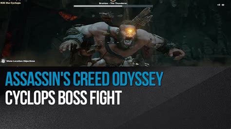 Assassin S Creed Odyssey Cyclops Boss Fight YouTube