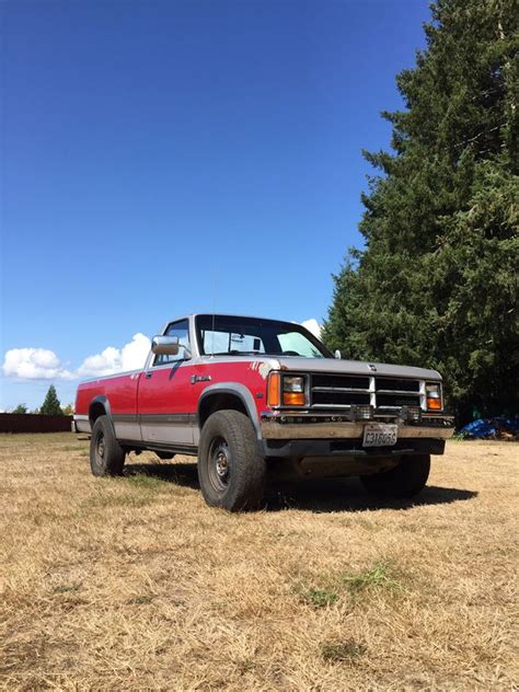 1989 Dodge Dakota Single Cab Long Bed 4wd For Sale In Rochester Wa