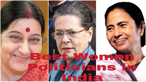 Top Women Politicians In India
