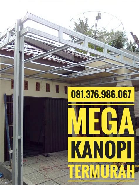 Kamu hanya cukup membuat rangka kanopi di satu sisi dengan atap yang dibiarkan seperti perpaduan antara kayu dan baja ringan pada gambar kanopi rumah tersebut. Gambar Rangka Kanopi Dari Baja Ringan