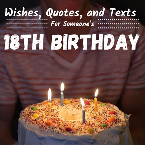 18th Birthday Wishes, Texts, and Quotes: 152 Example Messages | Holidappy