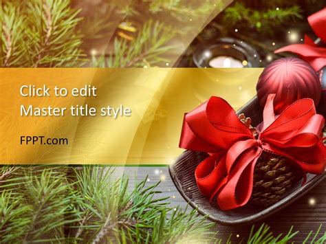 Free Christmas Ornament Powerpoint Template Free Powerpoint Templates