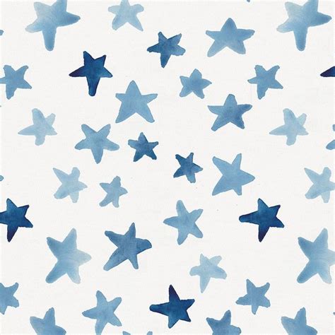 Blue Watercolor Stars Organic Fabric - By The Yard - Girl ... A collection of the top 48 vsco blue wallpapers and backgrounds available for download for free.